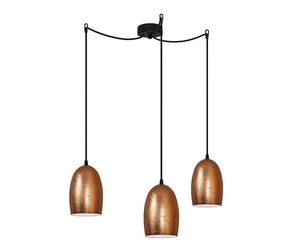 Lustra Ume Triple Met Copper – Sotto Luce, Galben & Auriu Sotto Luce